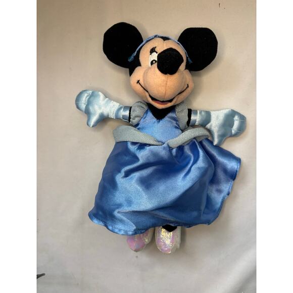 DISNEY STORE PRINCESS CINDERELLA MINNIE MOUSE BEAN BAG PLUSH DOLL WDW - Picture 2 of 4